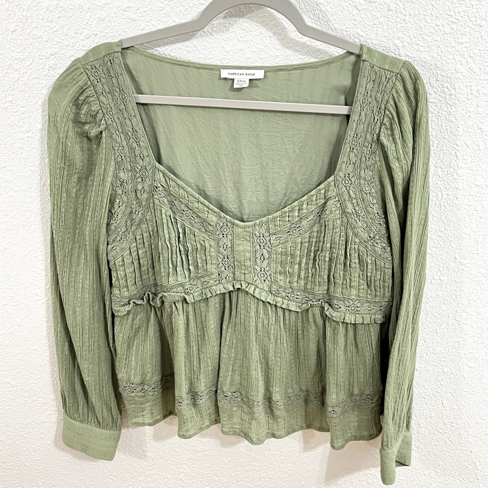 American eagle Blouse | puff sleeve